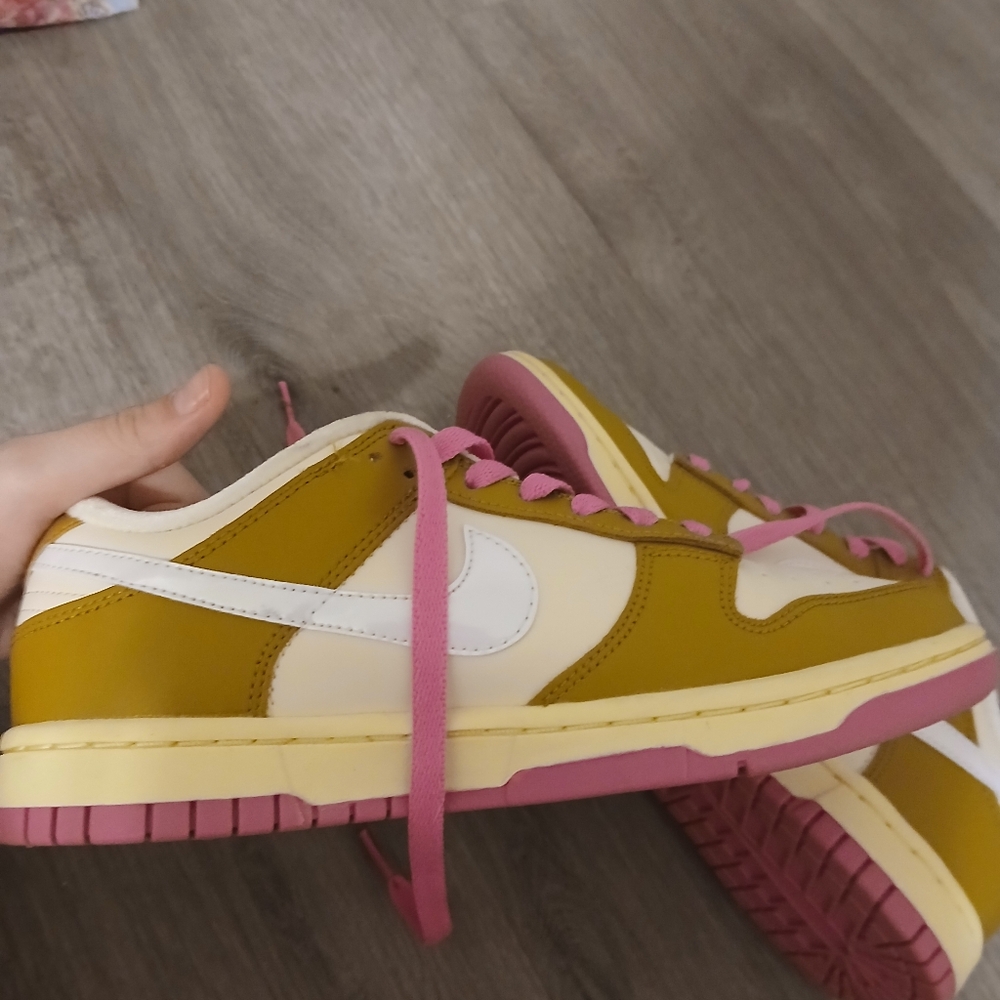 Brand new Nike airforces pink and brown